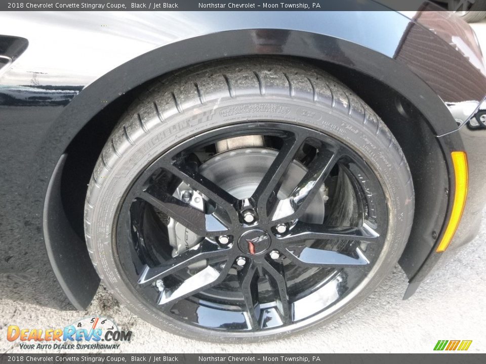 2018 Chevrolet Corvette Stingray Coupe Black / Jet Black Photo #8