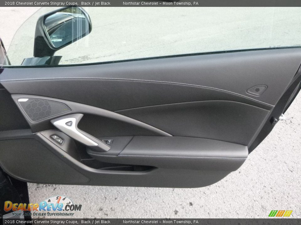 2018 Chevrolet Corvette Stingray Coupe Black / Jet Black Photo #9