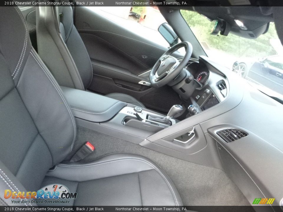 2018 Chevrolet Corvette Stingray Coupe Black / Jet Black Photo #10