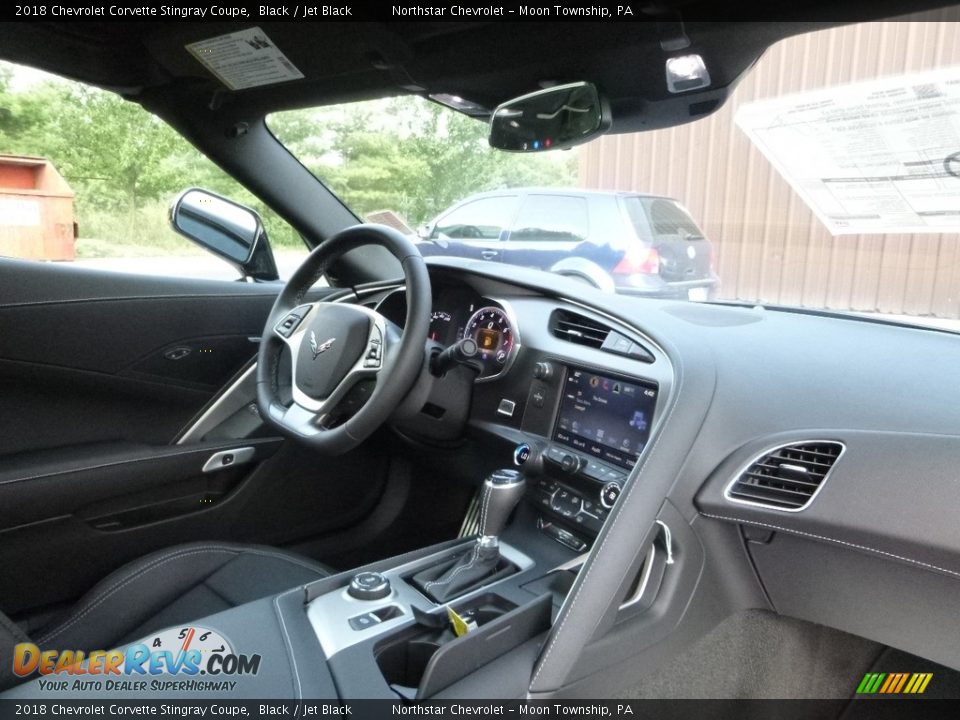 2018 Chevrolet Corvette Stingray Coupe Black / Jet Black Photo #11