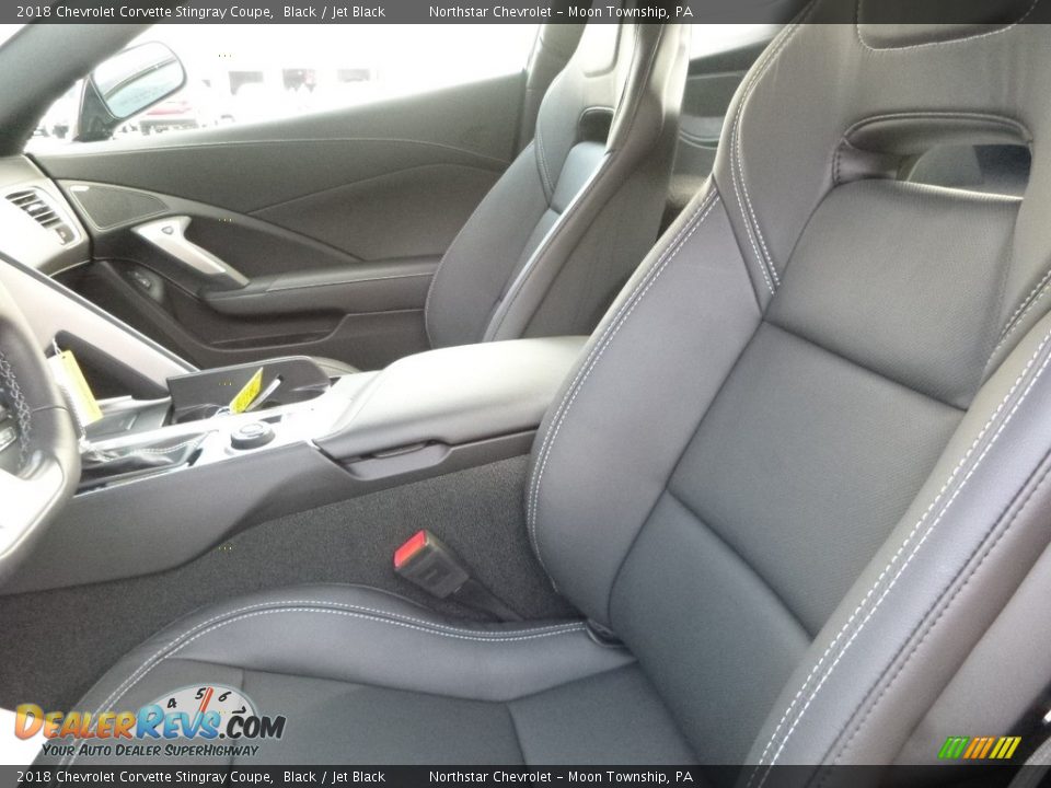 2018 Chevrolet Corvette Stingray Coupe Black / Jet Black Photo #13
