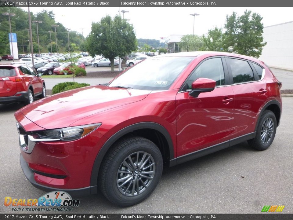 2017 Mazda CX-5 Touring AWD Soul Red Metallic / Black Photo #4