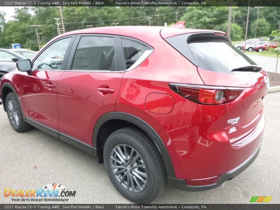 2017 Mazda CX-5 Touring AWD Soul Red Metallic / Black Photo #5