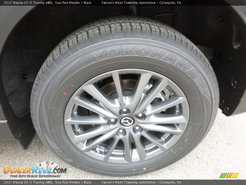 2017 Mazda CX-5 Touring AWD Soul Red Metallic / Black Photo #7