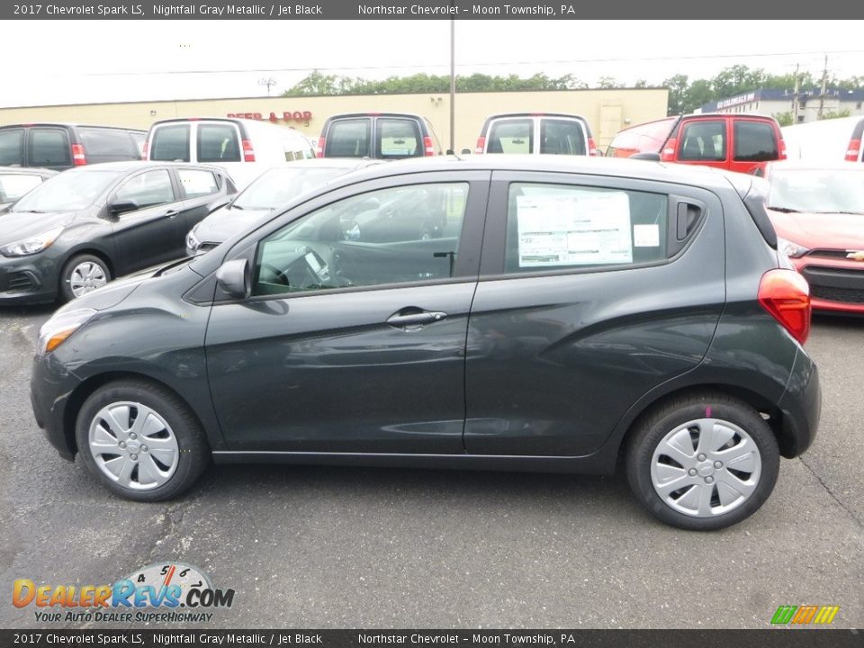 2017 Chevrolet Spark LS Nightfall Gray Metallic / Jet Black Photo #2