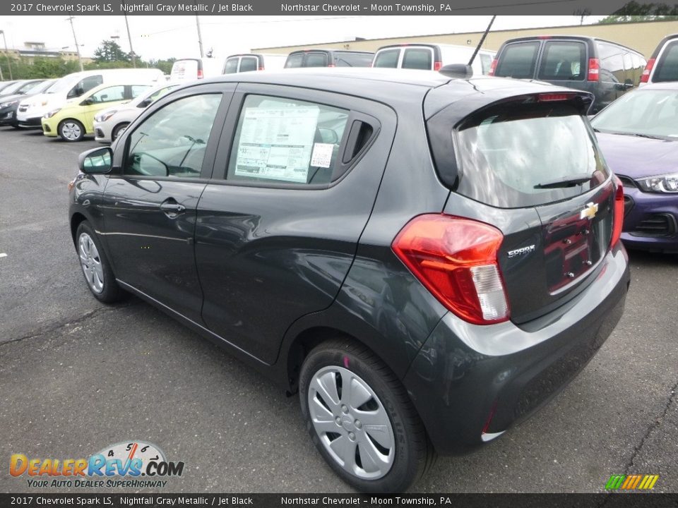 2017 Chevrolet Spark LS Nightfall Gray Metallic / Jet Black Photo #3