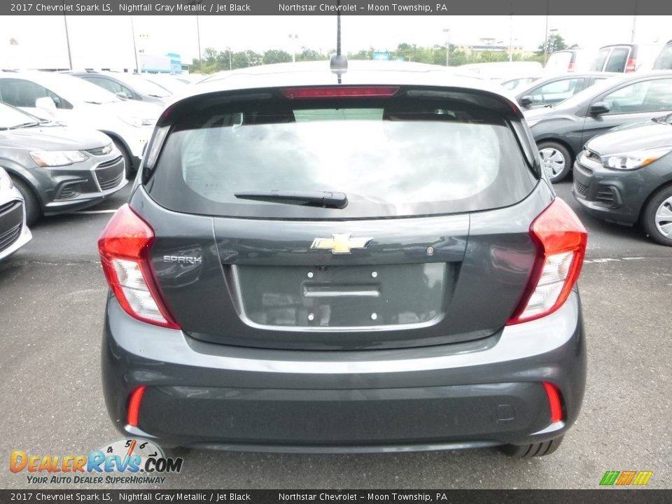 2017 Chevrolet Spark LS Nightfall Gray Metallic / Jet Black Photo #4