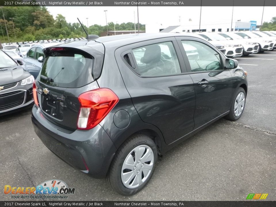 2017 Chevrolet Spark LS Nightfall Gray Metallic / Jet Black Photo #5