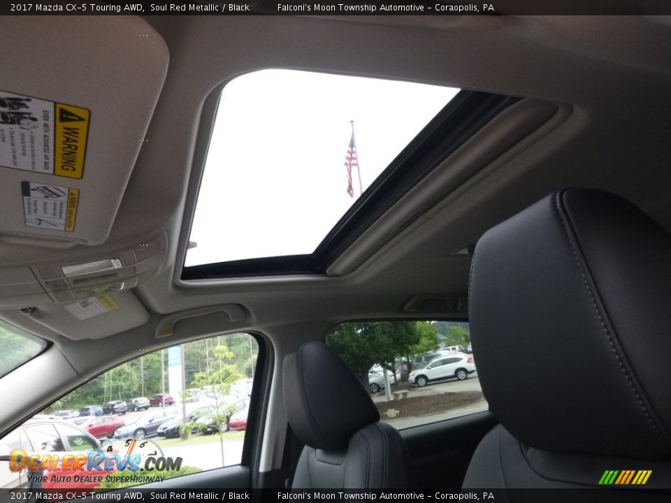 2017 Mazda CX-5 Touring AWD Soul Red Metallic / Black Photo #13