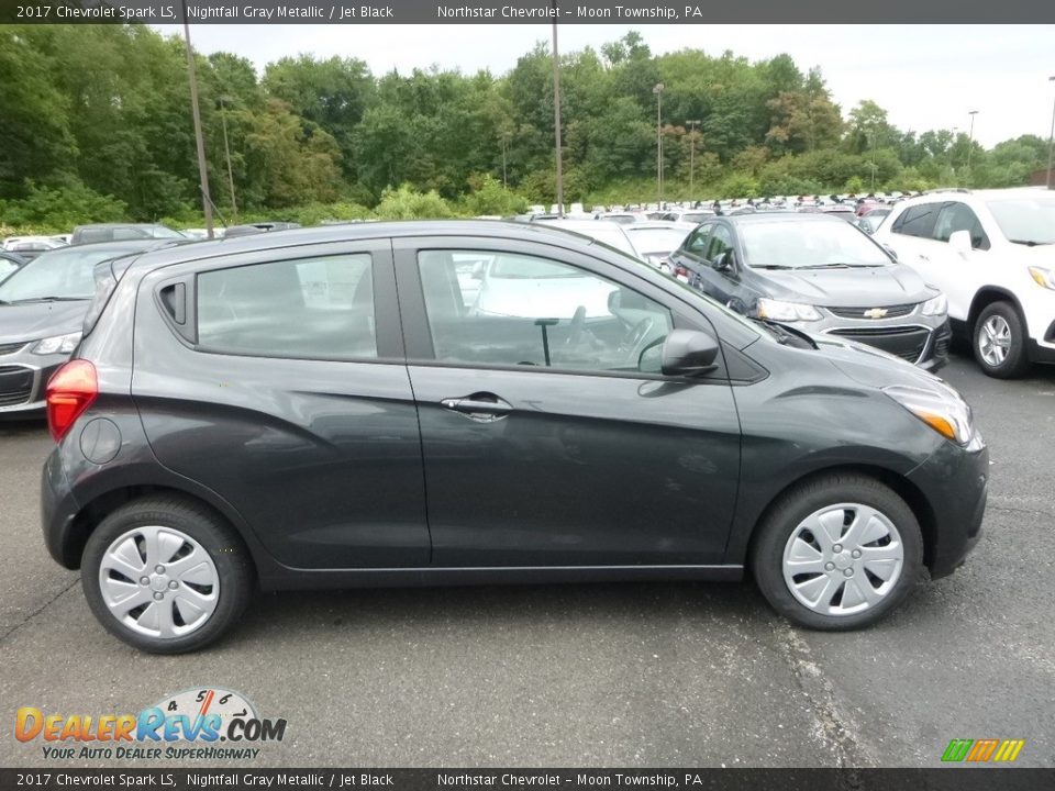 2017 Chevrolet Spark LS Nightfall Gray Metallic / Jet Black Photo #6