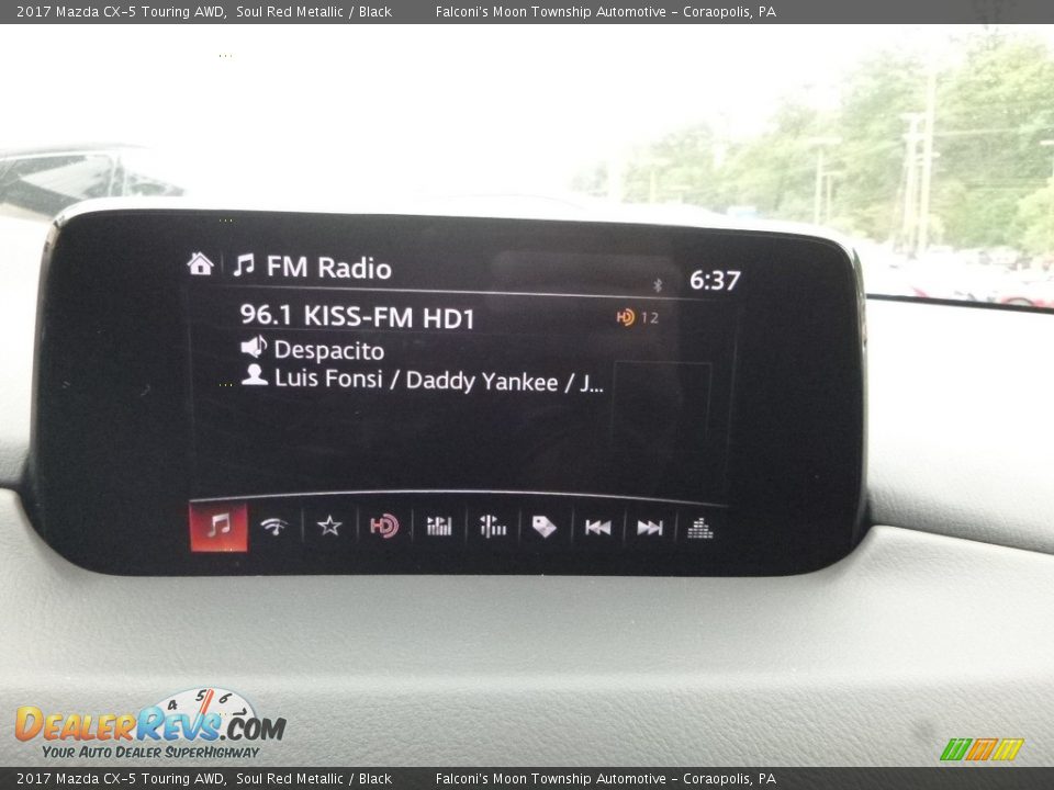2017 Mazda CX-5 Touring AWD Soul Red Metallic / Black Photo #14