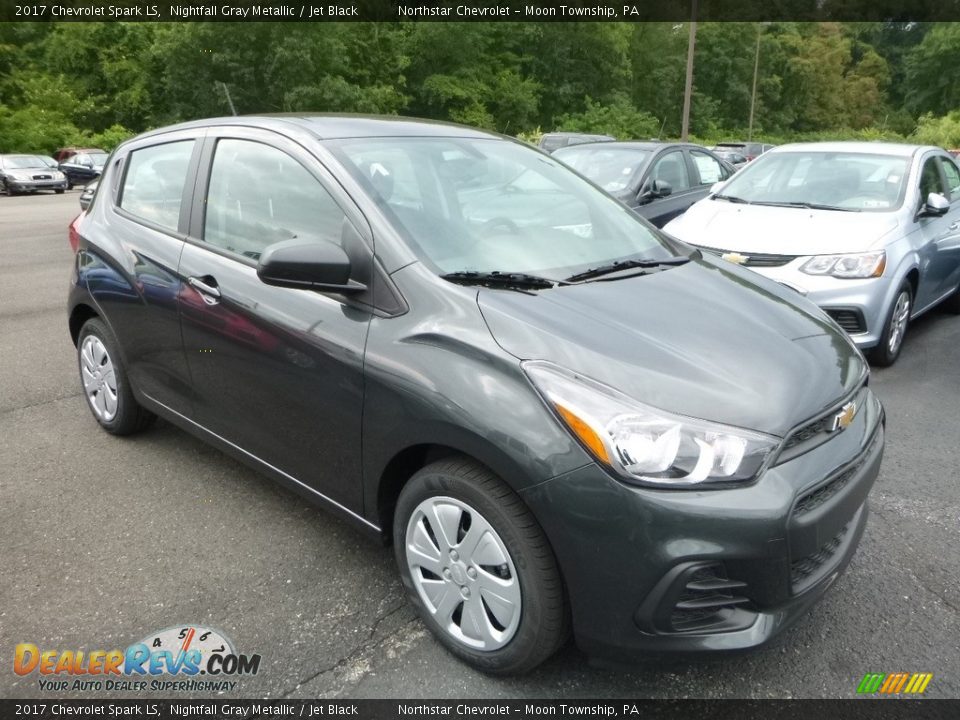 2017 Chevrolet Spark LS Nightfall Gray Metallic / Jet Black Photo #7