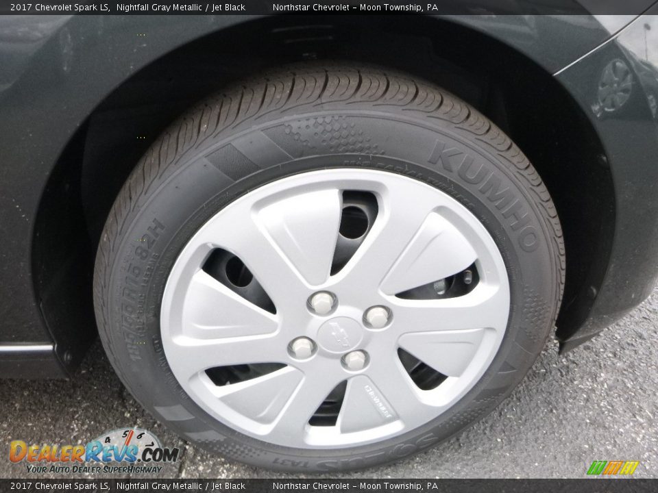 2017 Chevrolet Spark LS Nightfall Gray Metallic / Jet Black Photo #9