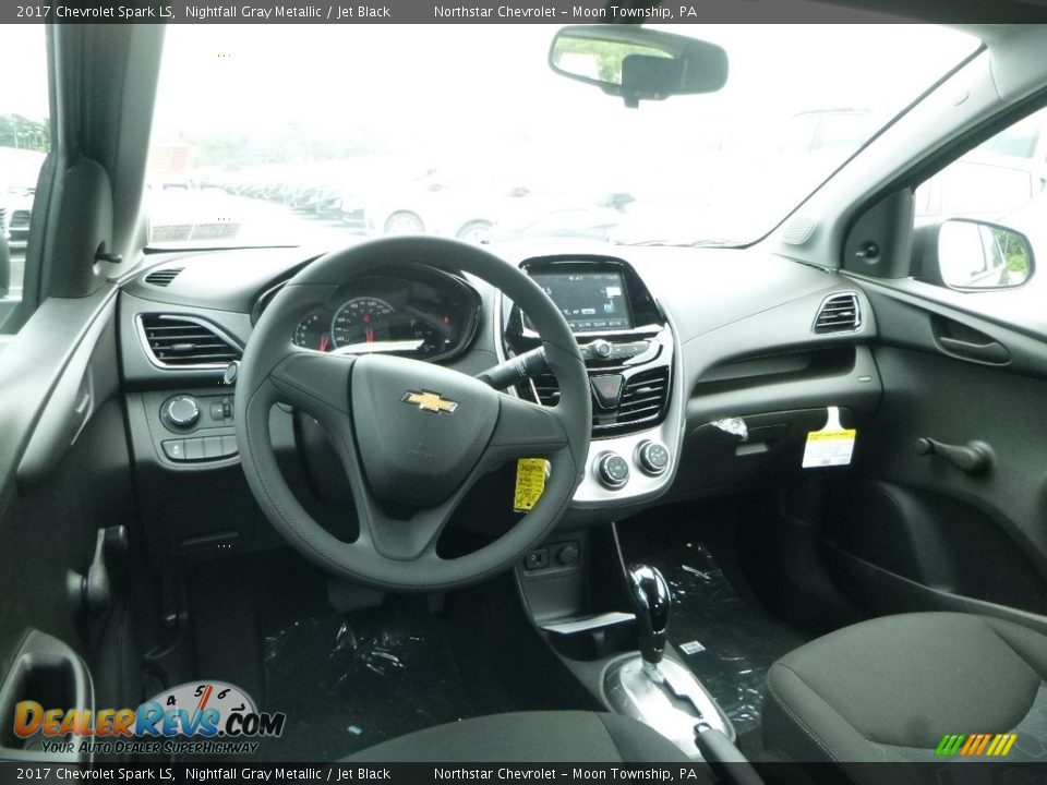 2017 Chevrolet Spark LS Nightfall Gray Metallic / Jet Black Photo #14