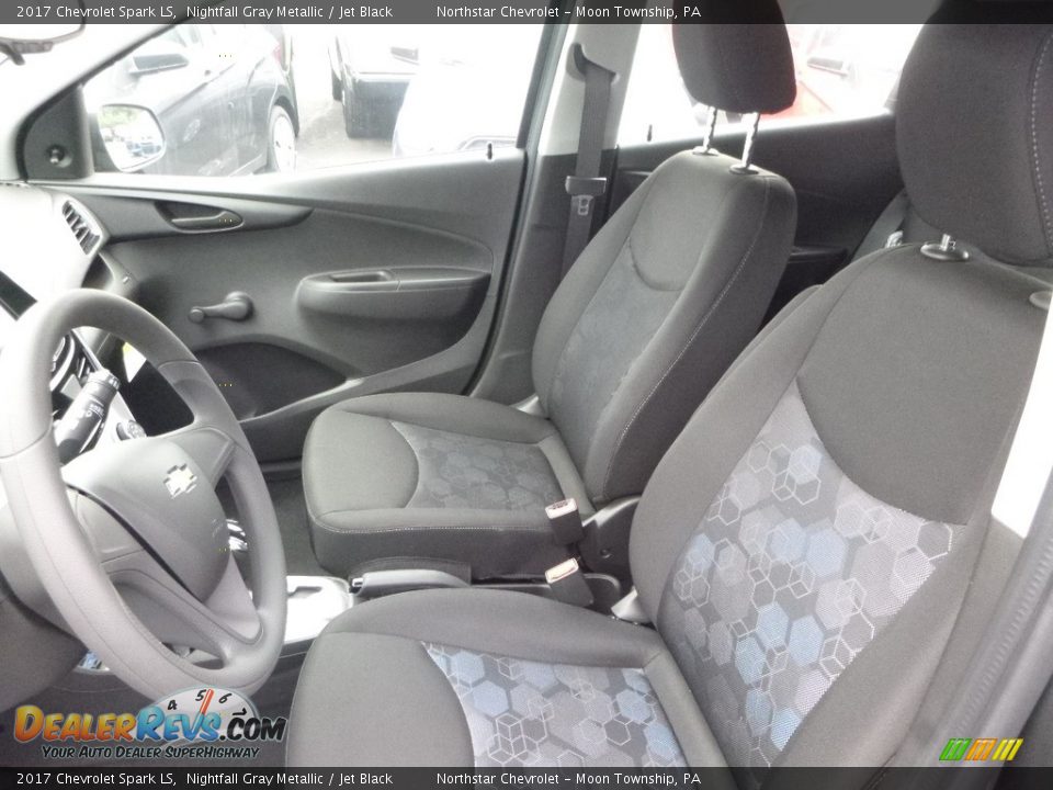 2017 Chevrolet Spark LS Nightfall Gray Metallic / Jet Black Photo #16