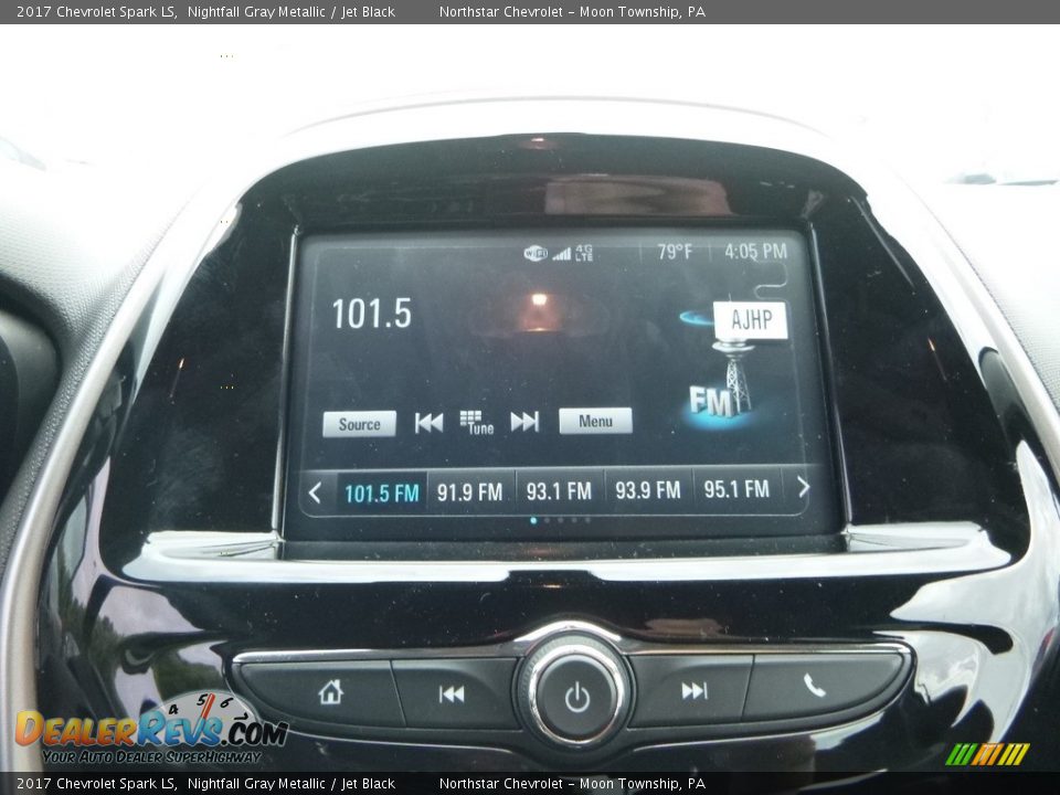 2017 Chevrolet Spark LS Nightfall Gray Metallic / Jet Black Photo #18