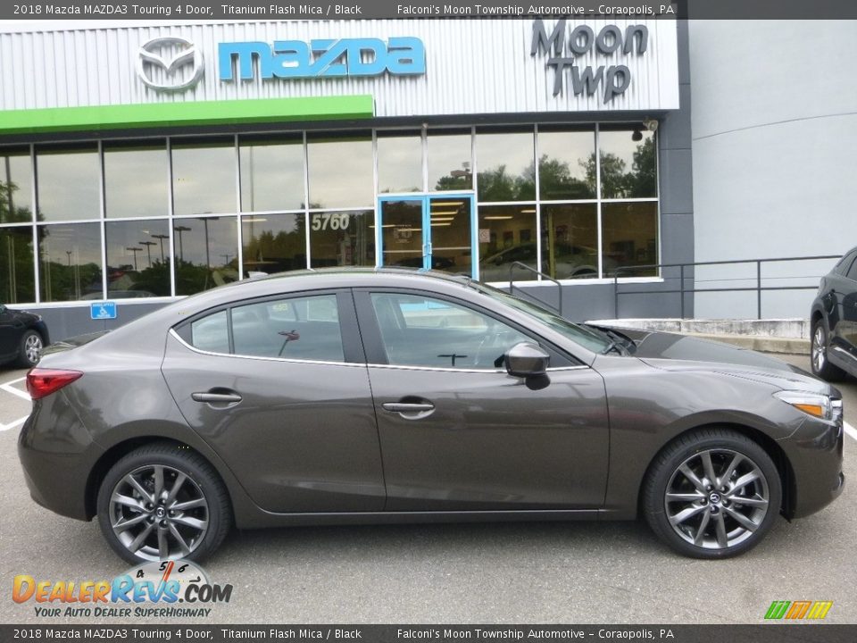 2018 Mazda MAZDA3 Touring 4 Door Titanium Flash Mica / Black Photo #1