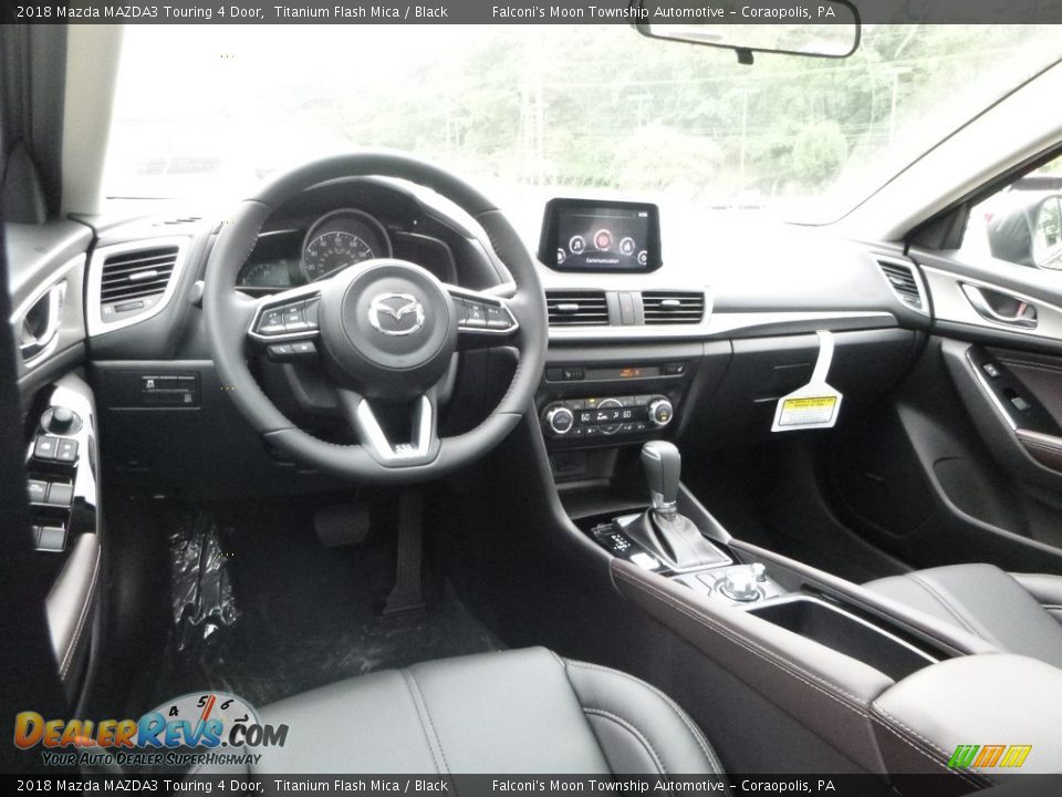 Black Interior - 2018 Mazda MAZDA3 Touring 4 Door Photo #9