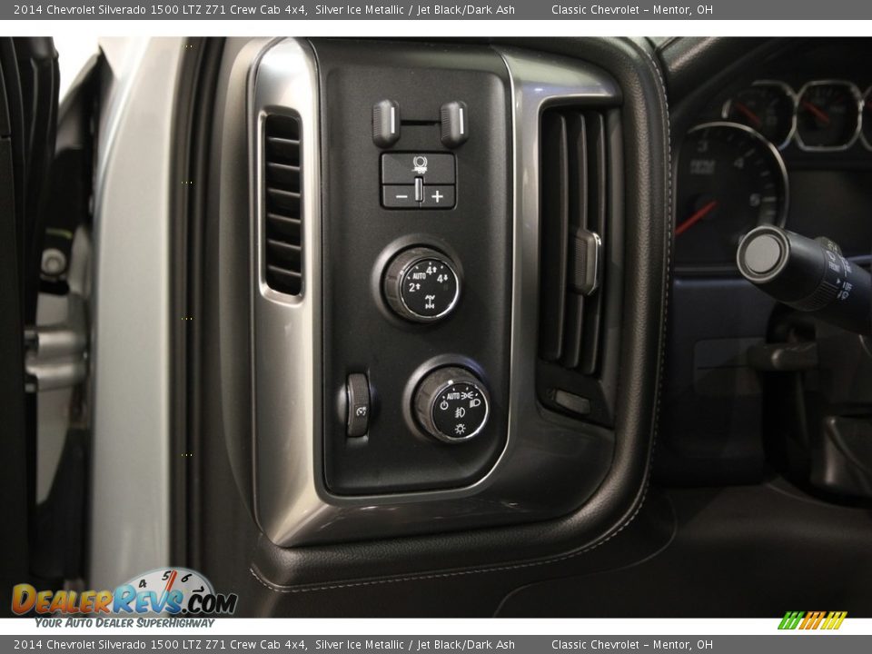 2014 Chevrolet Silverado 1500 LTZ Z71 Crew Cab 4x4 Silver Ice Metallic / Jet Black/Dark Ash Photo #6