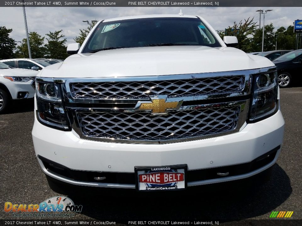2017 Chevrolet Tahoe LT 4WD Summit White / Cocoa/Dune Photo #2
