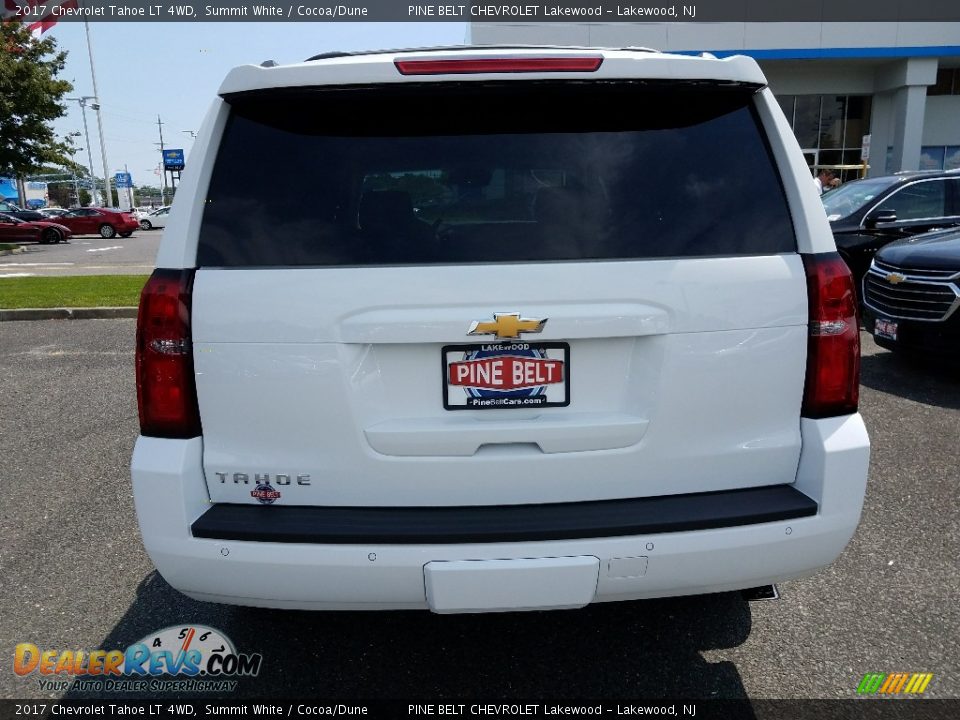 2017 Chevrolet Tahoe LT 4WD Summit White / Cocoa/Dune Photo #5