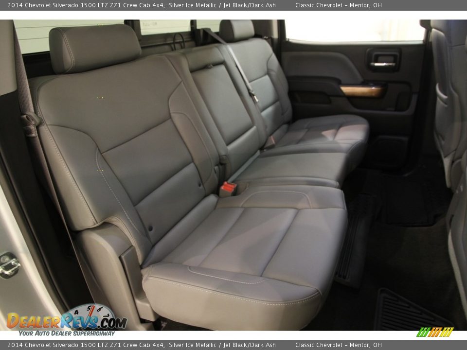 2014 Chevrolet Silverado 1500 LTZ Z71 Crew Cab 4x4 Silver Ice Metallic / Jet Black/Dark Ash Photo #15