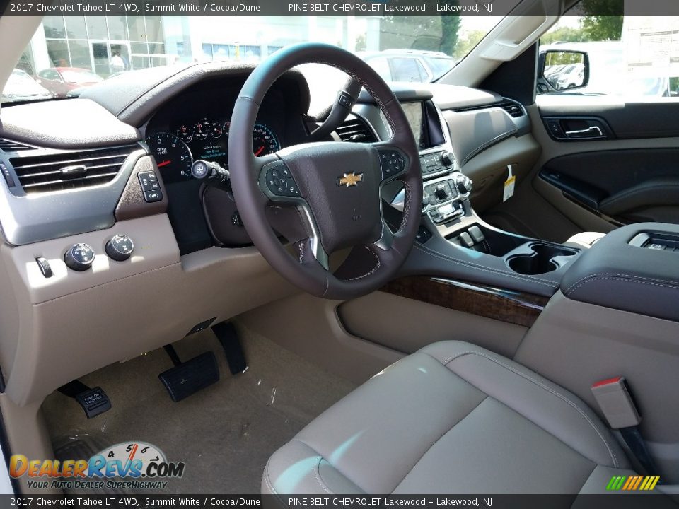 2017 Chevrolet Tahoe LT 4WD Summit White / Cocoa/Dune Photo #7
