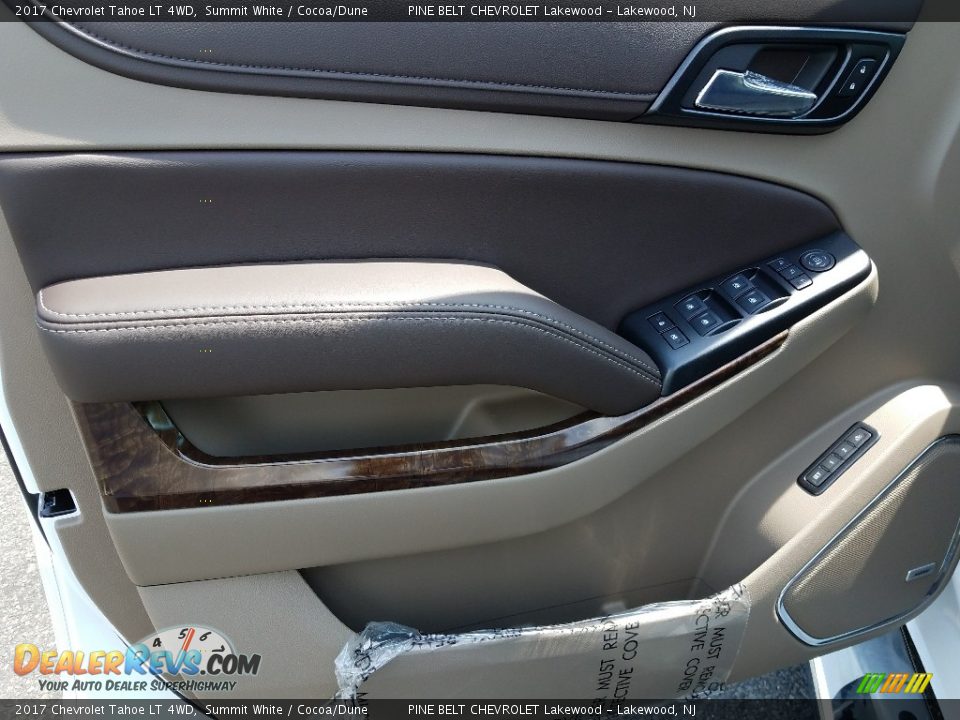 2017 Chevrolet Tahoe LT 4WD Summit White / Cocoa/Dune Photo #8