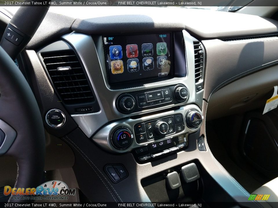 2017 Chevrolet Tahoe LT 4WD Summit White / Cocoa/Dune Photo #10