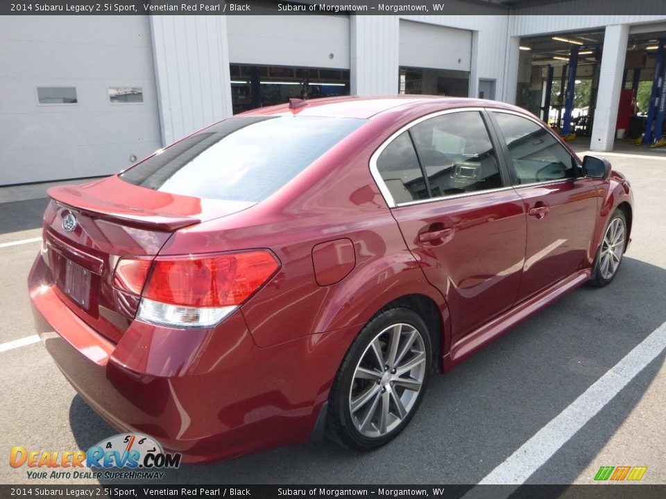 2014 Subaru Legacy 2.5i Sport Venetian Red Pearl / Black Photo #3