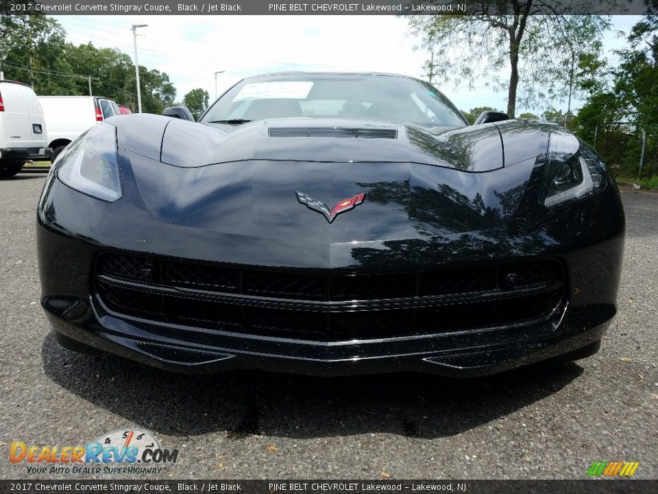 2017 Chevrolet Corvette Stingray Coupe Black / Jet Black Photo #2