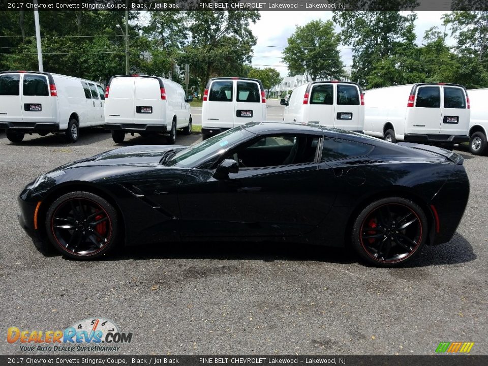 2017 Chevrolet Corvette Stingray Coupe Black / Jet Black Photo #3