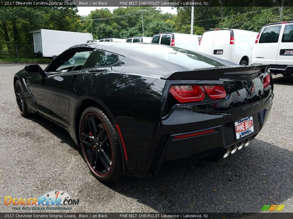 2017 Chevrolet Corvette Stingray Coupe Black / Jet Black Photo #4