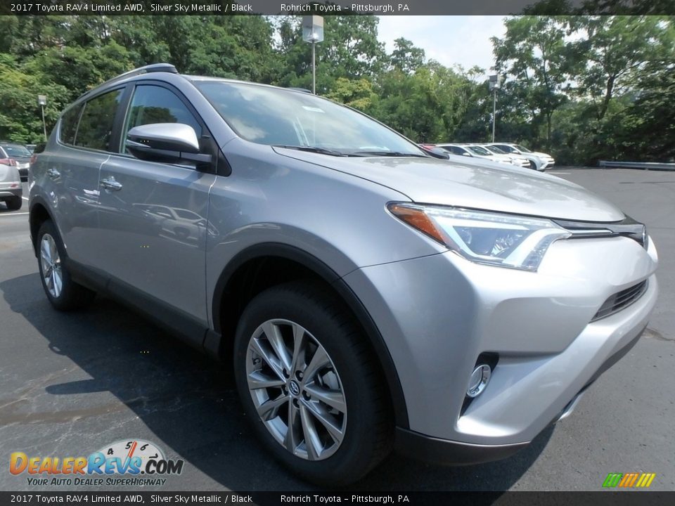 2017 Toyota RAV4 Limited AWD Silver Sky Metallic / Black Photo #1