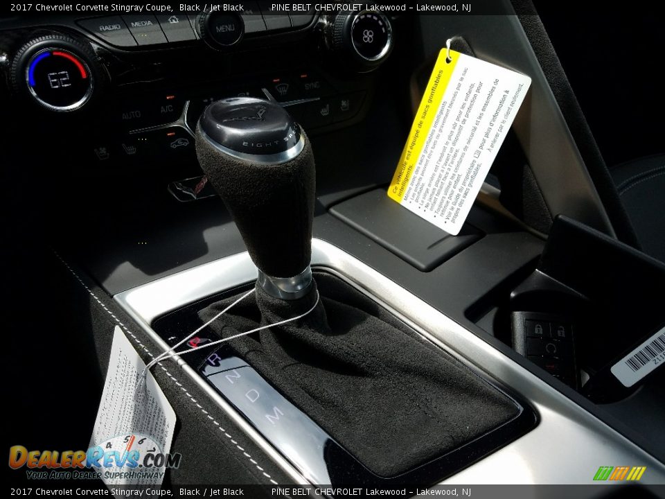 2017 Chevrolet Corvette Stingray Coupe Black / Jet Black Photo #9