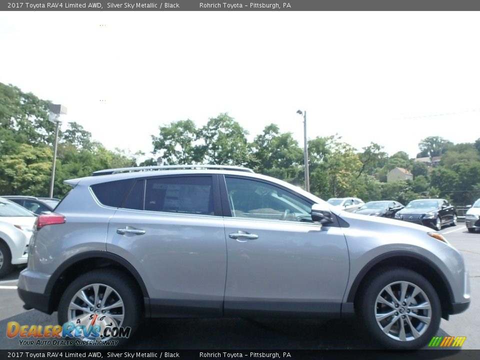 2017 Toyota RAV4 Limited AWD Silver Sky Metallic / Black Photo #2
