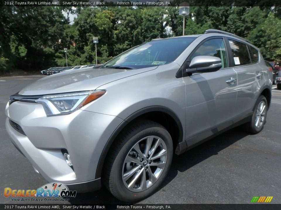 2017 Toyota RAV4 Limited AWD Silver Sky Metallic / Black Photo #4