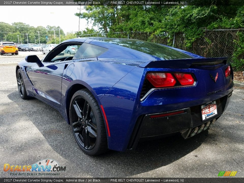2017 Chevrolet Corvette Stingray Coupe Admiral Blue / Jet Black Photo #4