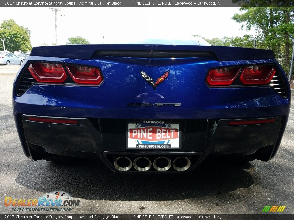 2017 Chevrolet Corvette Stingray Coupe Admiral Blue / Jet Black Photo #5