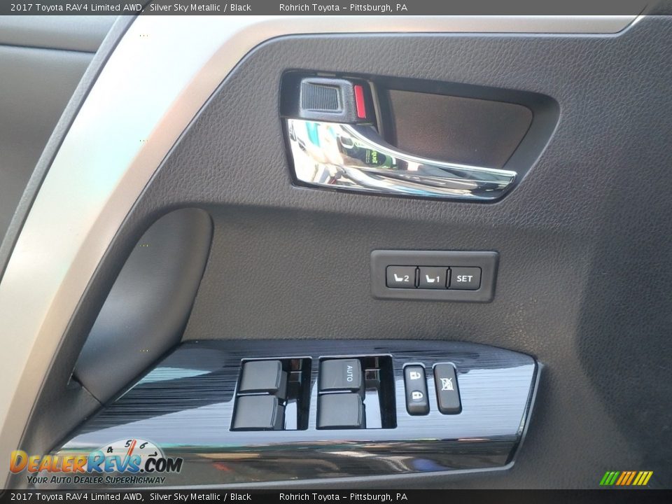 2017 Toyota RAV4 Limited AWD Silver Sky Metallic / Black Photo #9