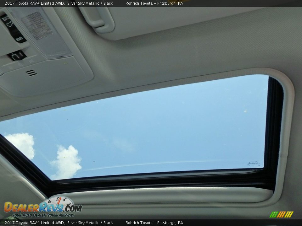 2017 Toyota RAV4 Limited AWD Silver Sky Metallic / Black Photo #11
