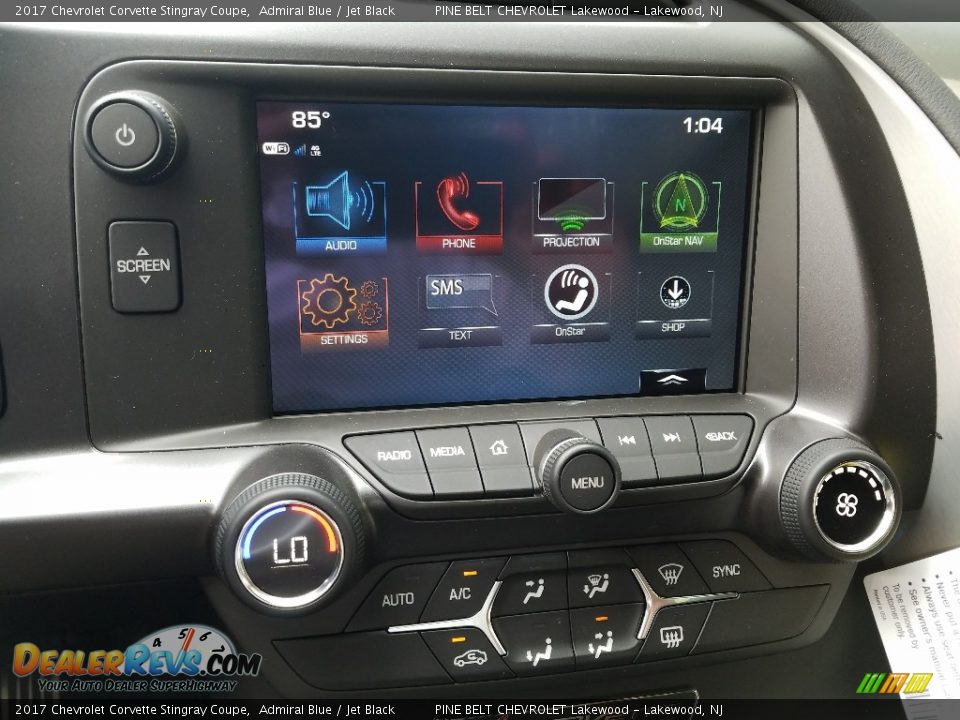 2017 Chevrolet Corvette Stingray Coupe Admiral Blue / Jet Black Photo #10