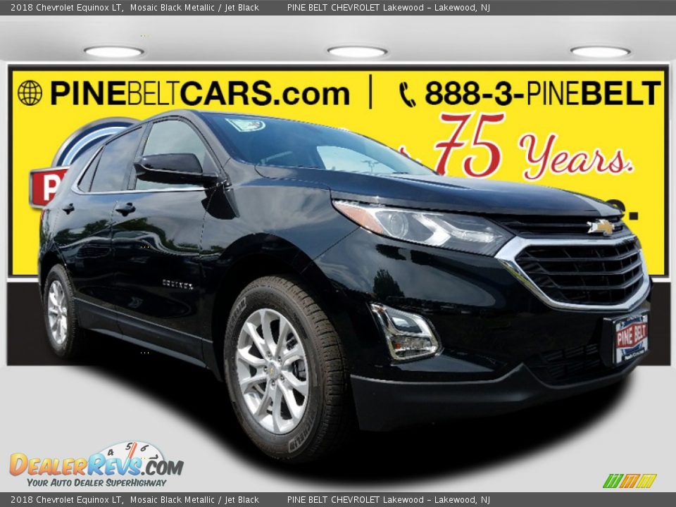 2018 Chevrolet Equinox LT Mosaic Black Metallic / Jet Black Photo #1