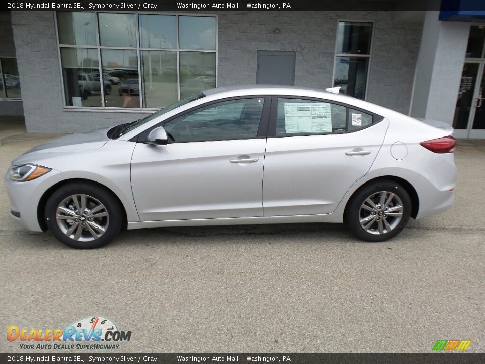 Symphony Silver 2018 Hyundai Elantra SEL Photo #6