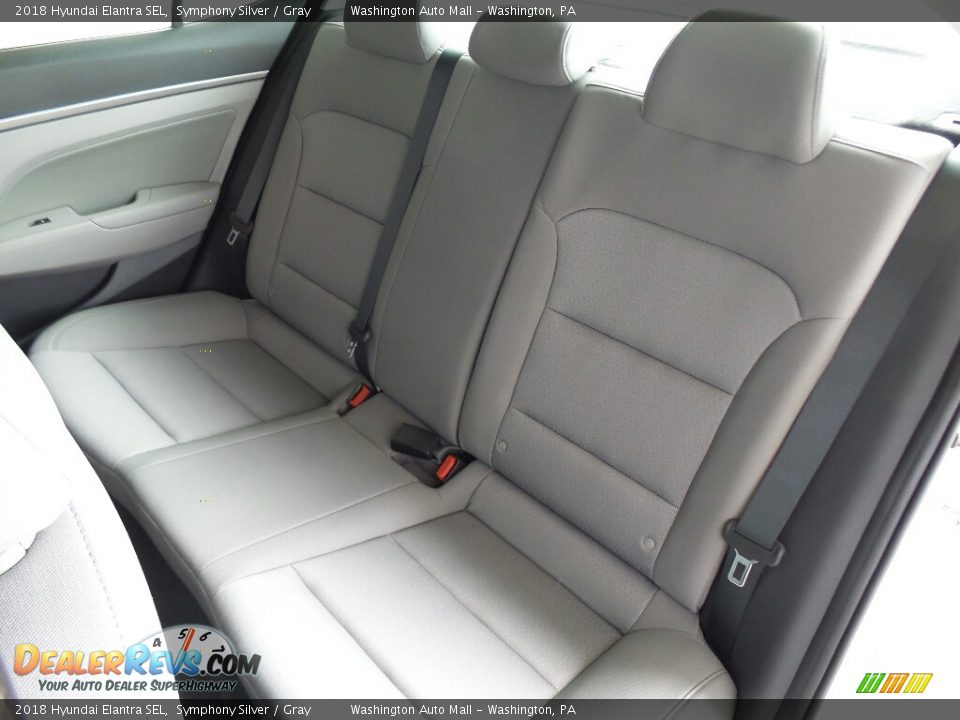 Rear Seat of 2018 Hyundai Elantra SEL Photo #11