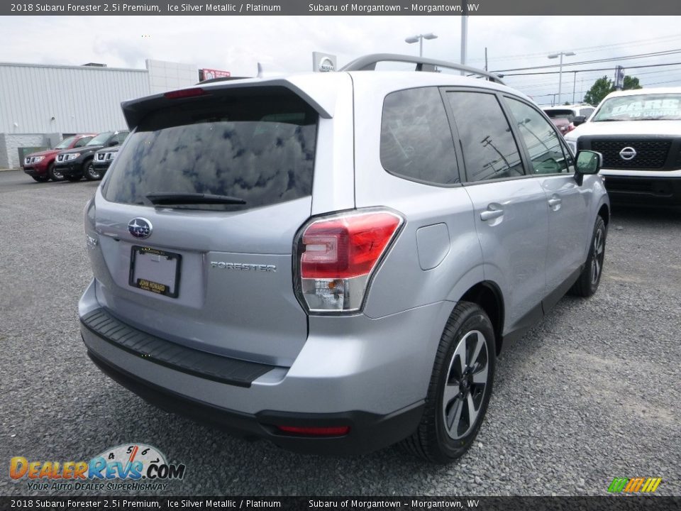 2018 Subaru Forester 2.5i Premium Ice Silver Metallic / Platinum Photo #4