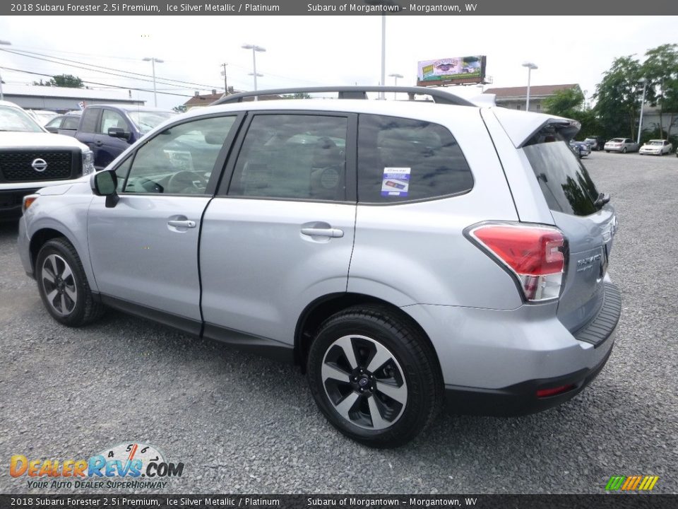 2018 Subaru Forester 2.5i Premium Ice Silver Metallic / Platinum Photo #6