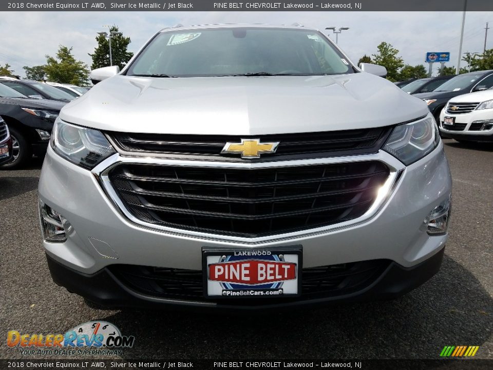 2018 Chevrolet Equinox LT AWD Silver Ice Metallic / Jet Black Photo #2