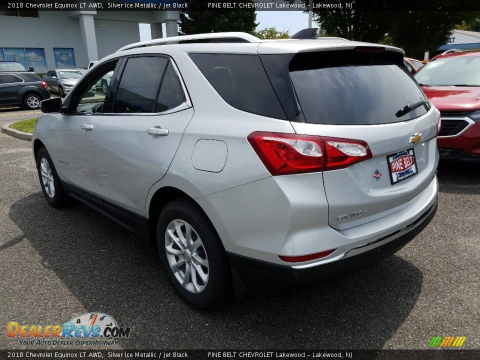2018 Chevrolet Equinox LT AWD Silver Ice Metallic / Jet Black Photo #4