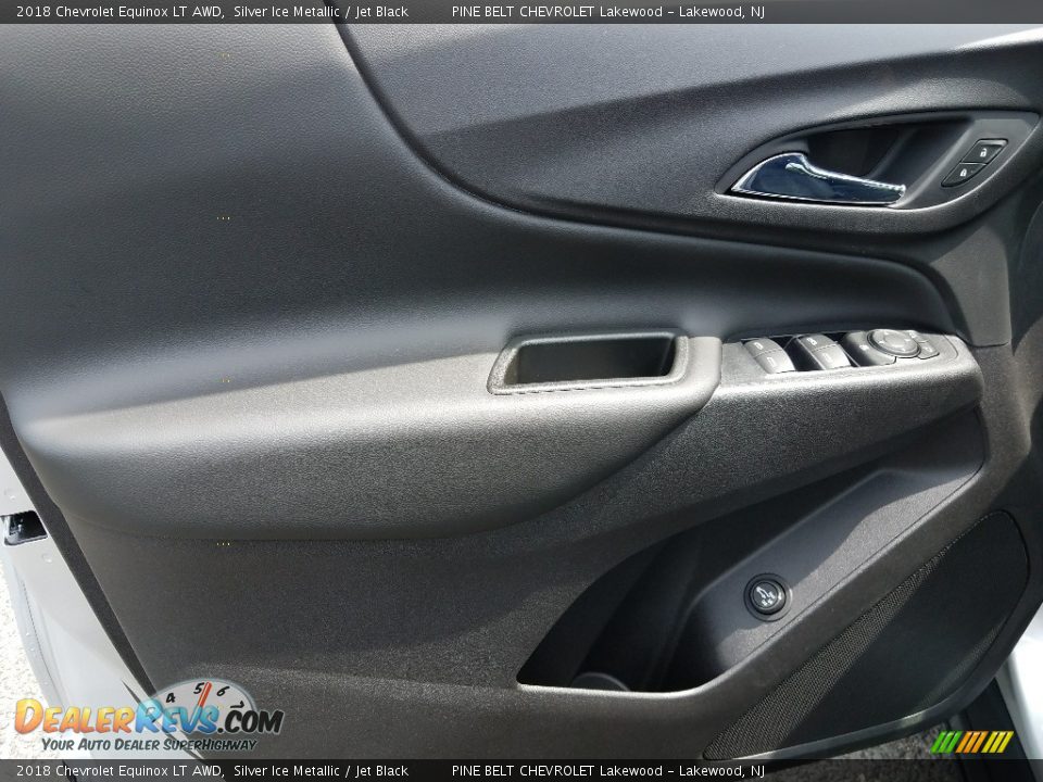 2018 Chevrolet Equinox LT AWD Silver Ice Metallic / Jet Black Photo #8